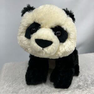 Plush Panda Bear Toy Black and Cream 2017 stuffed animal